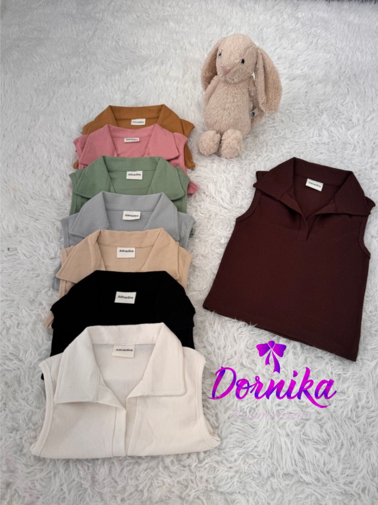 تاپ کراپ یقه شکاری زنانه